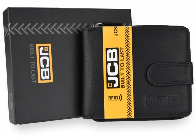 Elegancki portfel męski skórzany RFID JCB43